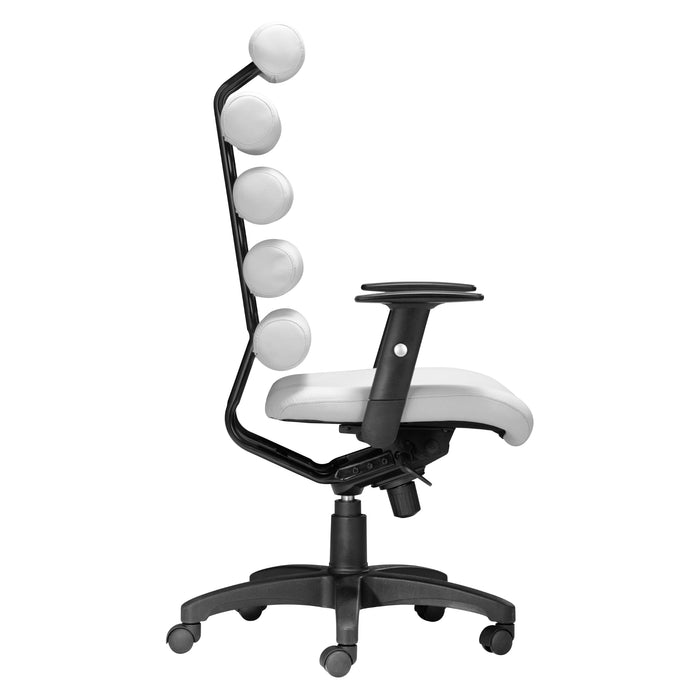 The Unico Modern Office Chair by Zuo, White