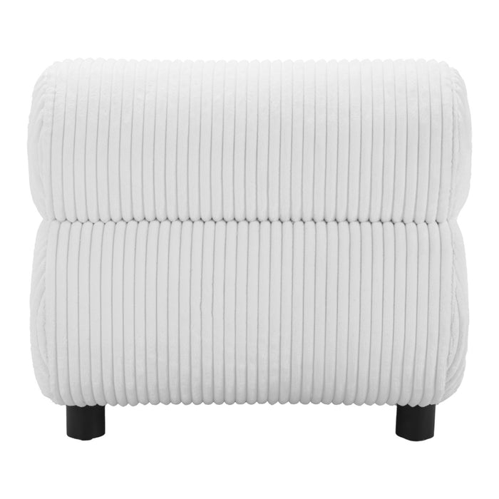 Zuo Modern Rahat White Accent Chair