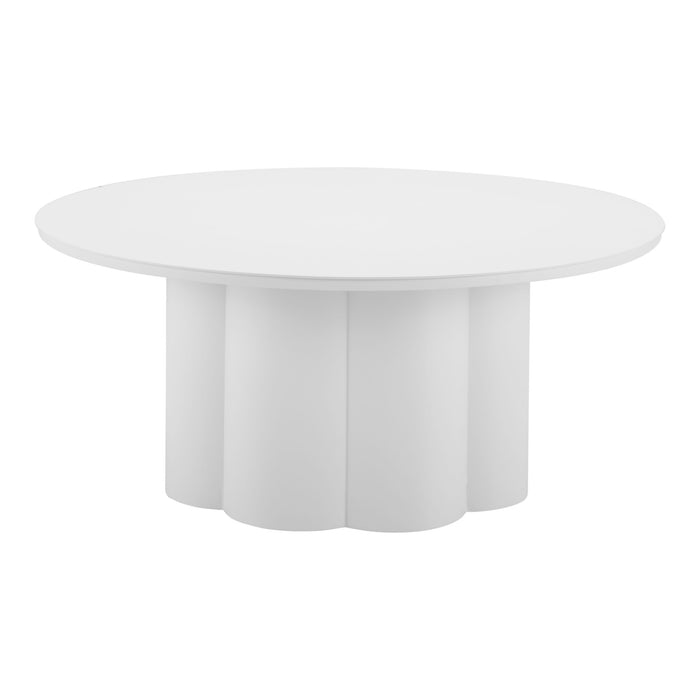 Zuo Palmier Sleek and Modern Elegance Coffee Table White