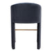 Zuo Emas Black Barstool