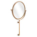 Zuo Bernis Adjustable Tilt Frame Modern Round Wall Mirror Brass