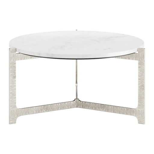 Zuo Barmas White Marble Coffee Table