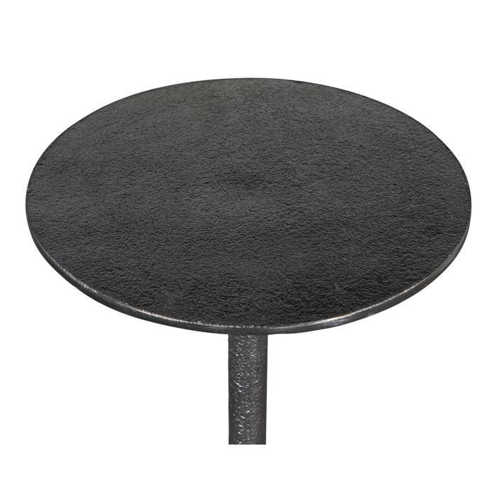 Zuo Sunny Round Black Side Table