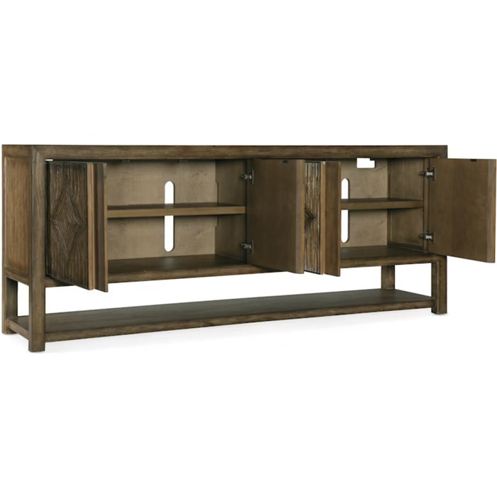 Hooker Furniture Sundance Dark Wood Entertainment Console 