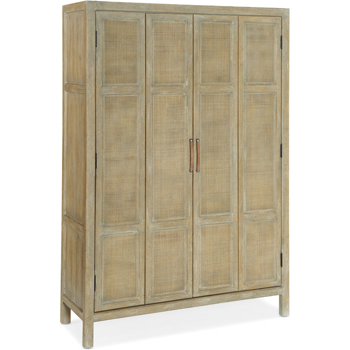 Hooker Furniture Dining Surfrider Light Wood Bar Cabinet 