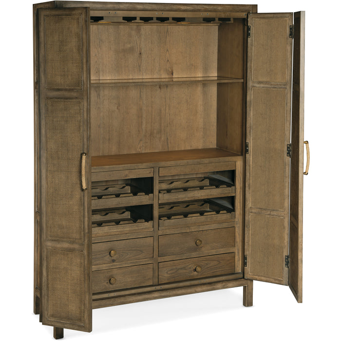 Hooker Furniture Coastal Dining Sundance Wood Bar Cabinet 6015-75160-89