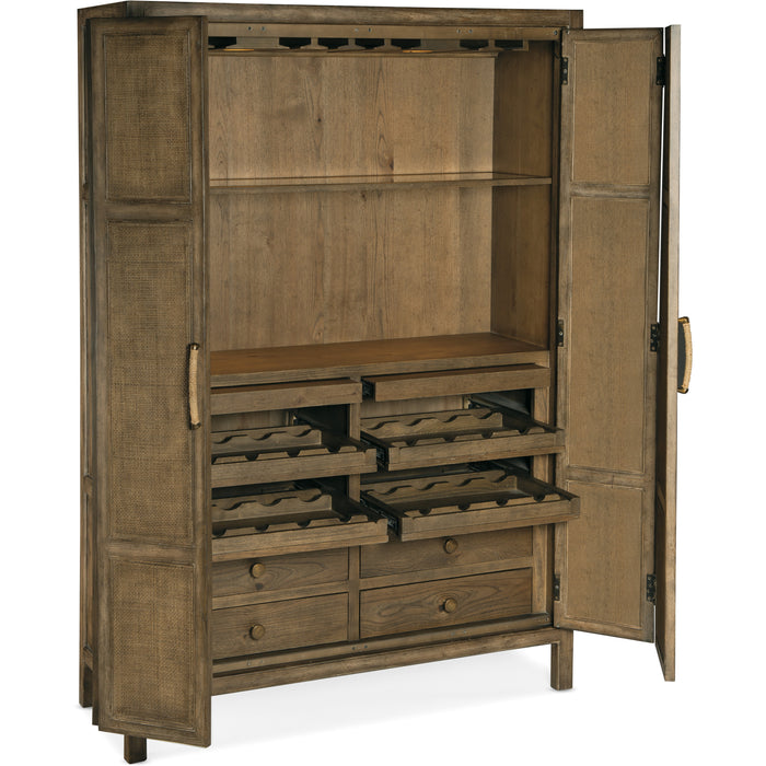 Hooker Furniture Coastal Dining Sundance Wood Bar Cabinet 6015-75160-89