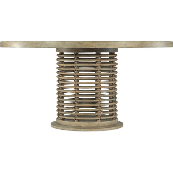 Hooker Furniture Surfrider 60in Rattan Round Dining Table