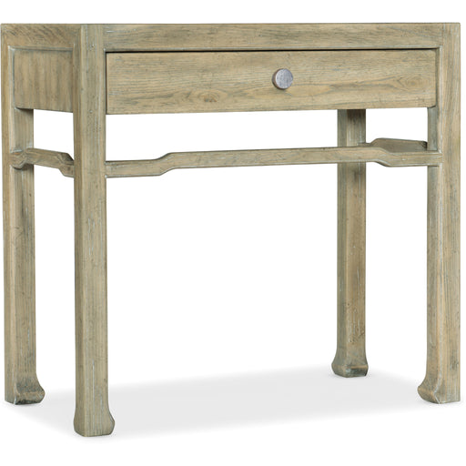 Hooker Furniture Rustic Wood Surfrider One-Drawer Nightstand 