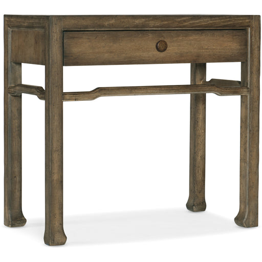 Hooker Furniture Rustic Brown Wood Sundance One-Drawer Nightstand 