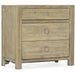 Hooker Furniture Rustic Wood Surfrider Three-Drawer Nightstand 