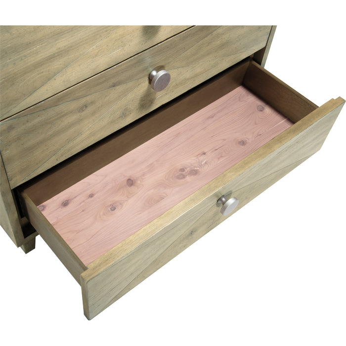 Hooker Furniture Rustic Light Wood Surfrider Bachelors Chest 