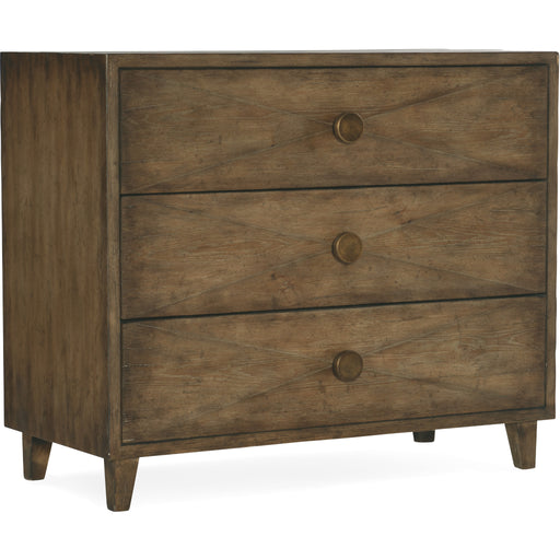 Hooker Furniture Rustic Dark Wood Small Sundance Bachelors Chest 