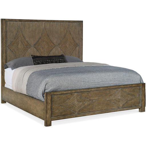 Hooker Furniture Rustic Wood Sundance Queen Panel Bed 