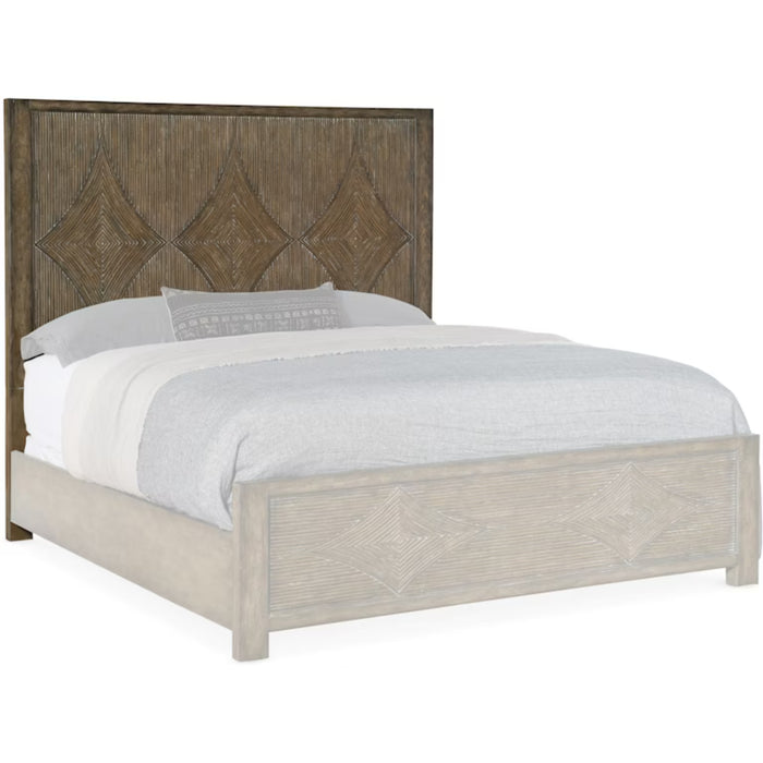 Hooker Furniture Rustic Wood Sundance Queen Panel Bed 