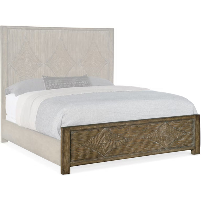 Hooker Furniture Rustic Wood Sundance Queen Panel Bed 