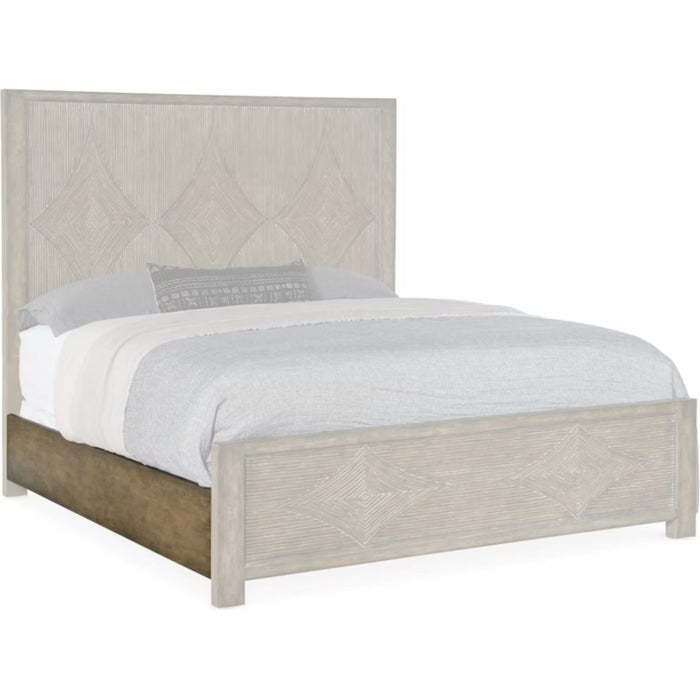 Hooker Furniture Rustic Wood Sundance Queen Panel Bed 