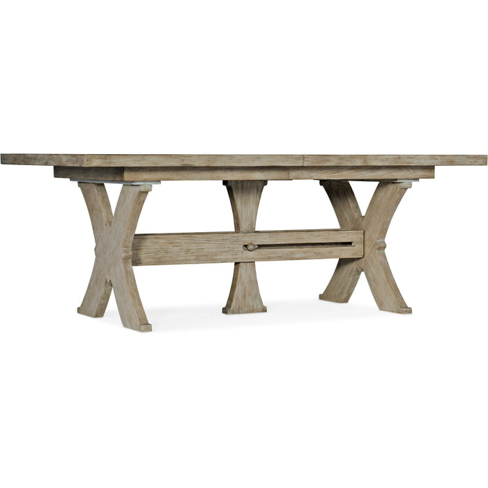 Hooker Furniture Alfresco Wood Dining Table Bench Set