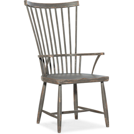 Hooker Furniture Casual Dining Alfresco Marzano Windsor Dining Arm Chair