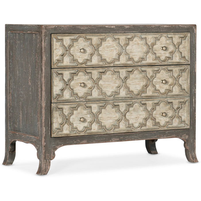 Hooker Furniture Rustic Wood Small Alfresco Bellissimo Bachelors Chest 