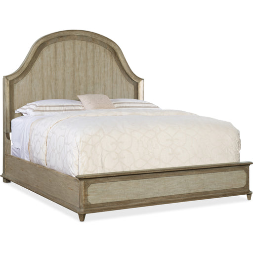 Hooker Furniture Rustic Alfresco Lauro Queen Panel Bed with Metal