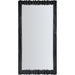 Hooker Furniture Chapman Shou Sugi Ban Black Wood Floor Mirror 