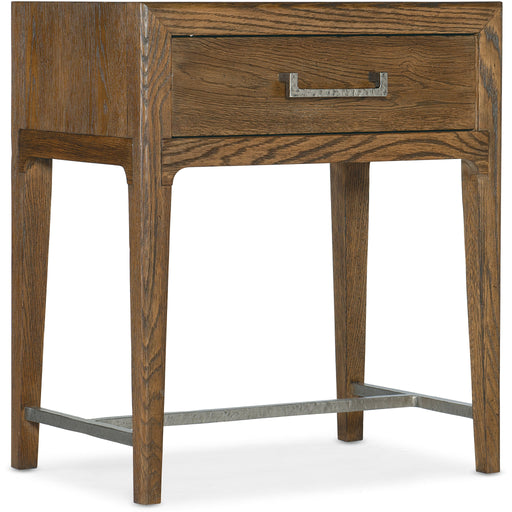 Hooker Furniture Traditional Medium Wood Chapman Leg Nightstand 