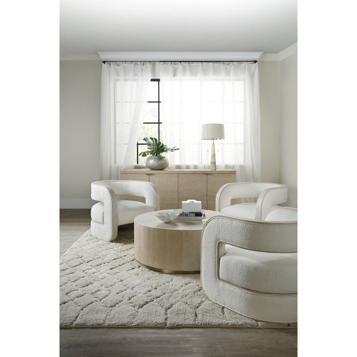 Hooker Furniture Living Room Cascade White Accent Chair