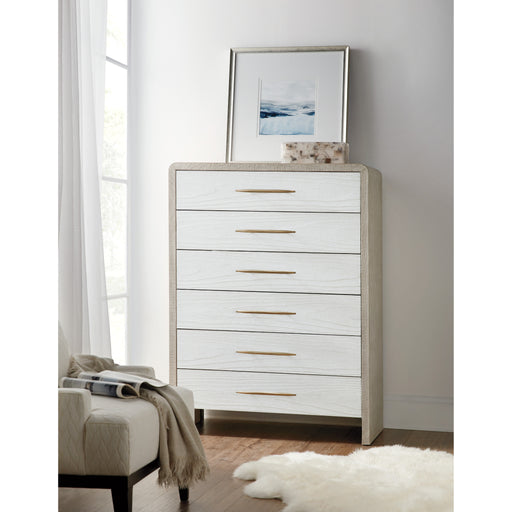 Hooker Furniture Modern Tall Cascade Six-Drawer Chest