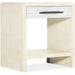 Hooker Furniture Modern Cream Cascade One-Drawer Nightstand