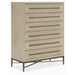 Hooker Furniture Modern Light Wood Tall Cascade Six-Drawer Chest 