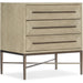 Hooker Furniture Modern Light Wood Cascade Three-Drawer Nightstand 