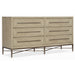 Hooker Furniture Modern Light Wood Wide Cascade Six-Drawer Dresser 