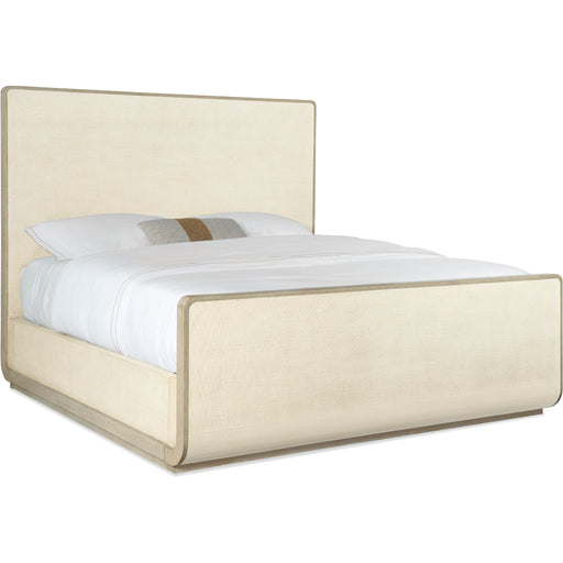 Hooker Furniture Modern Cream Cascade Queen Sleigh Bed 