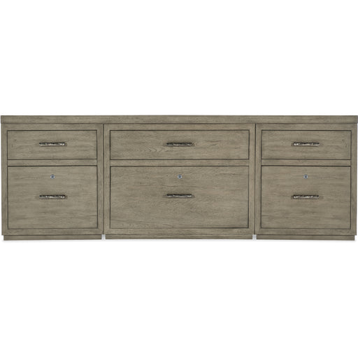 Hooker Furniture Linville Falls Credenza - 84in Top-2 Small Files and Lateral File