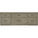 Hooker Furniture Linville Falls Credenza - 84in Top-2 Small Files and Lateral File