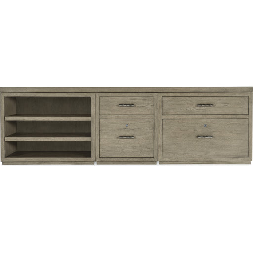 Hooker Furniture Linville Falls Credenza - 96in Top-Small File-Lateral File and Open 