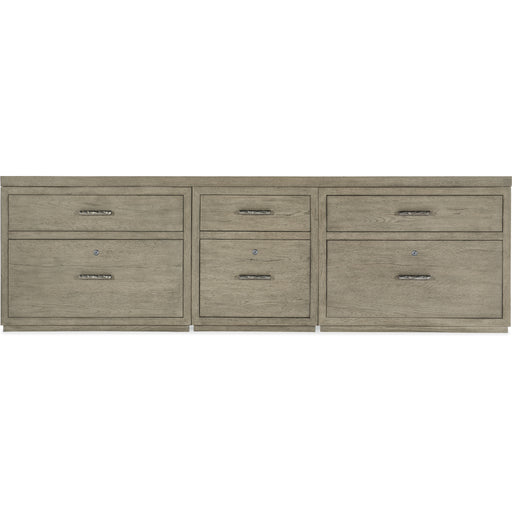 Hooker Furniture Linville Falls Credenza - 96in Top-Small File and 2 Lateral Files 