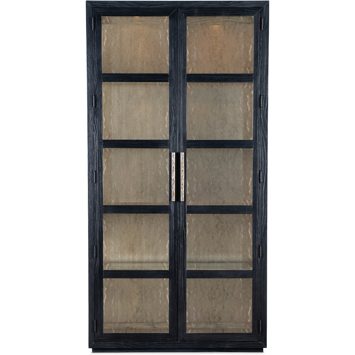 Hooker Furniture Dining Linville Falls Shou Sugi Ban Curio Cabinet 