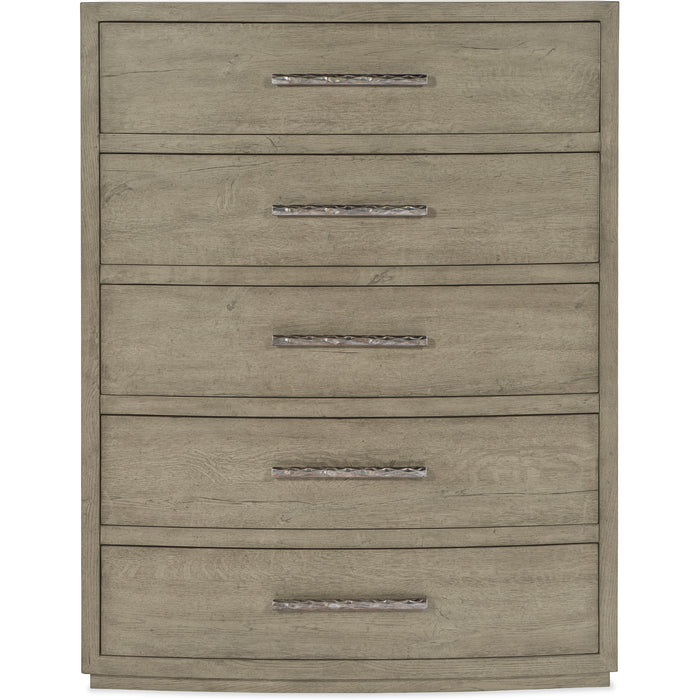 Hooker Furniture Modern Linville Falls Pisgah Five Drawer Chest 