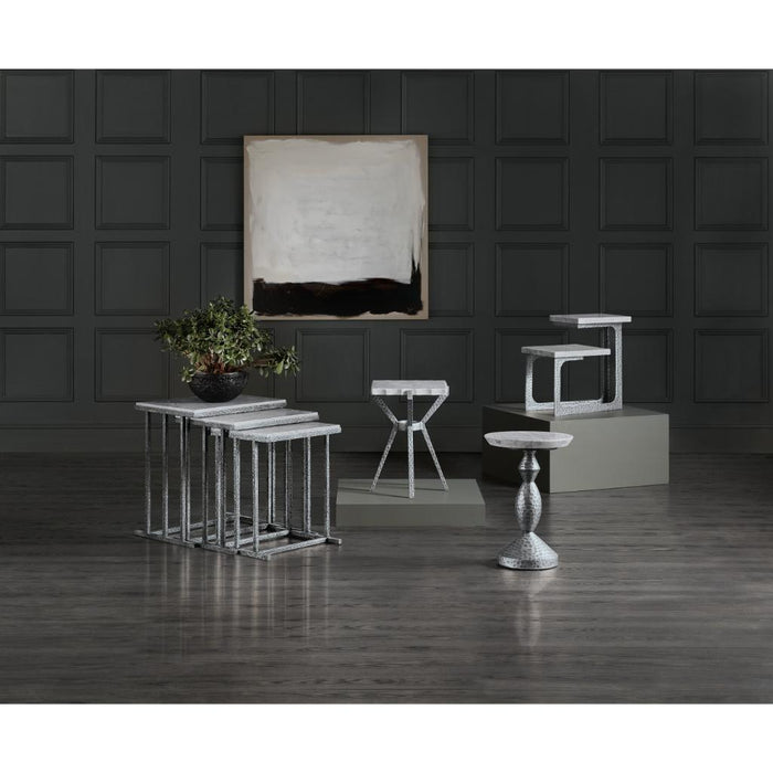 Hooker Furniture Living Room Melange Bianca Nesting Tables