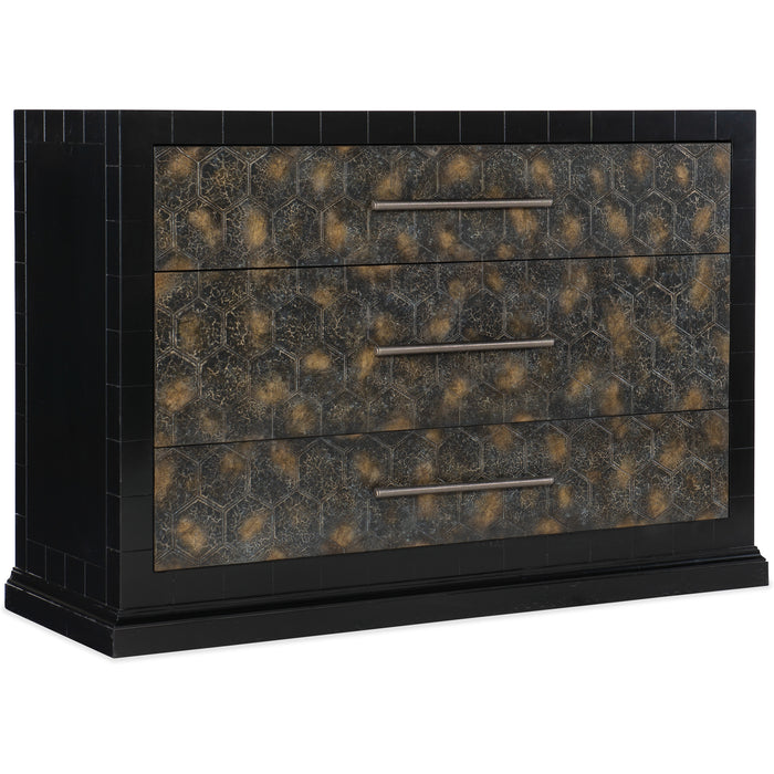 Hooker Furniture Melange Mikkeli Three Drawer Chest 