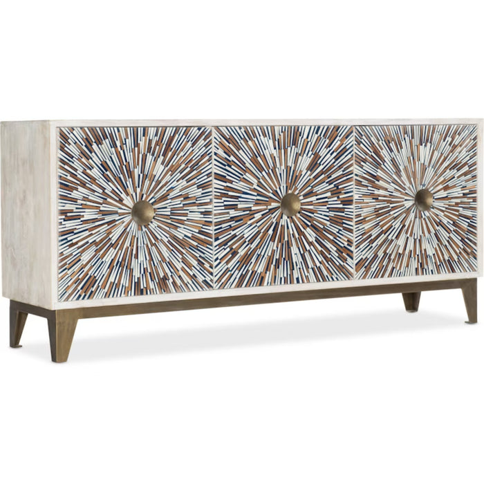 Hooker Furniture Melange Liberty Light Wood Entertainment Console