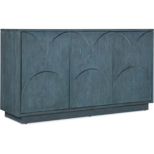 Hooker Furniture Melange Round Valley Three Door Entertainment Credenza