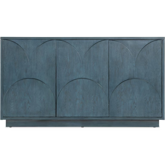 Hooker Furniture Melange Round Valley Three Door Entertainment Credenza