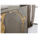 Hooker Furniture Melange Fissured Dark Wood Entertainment Credenza