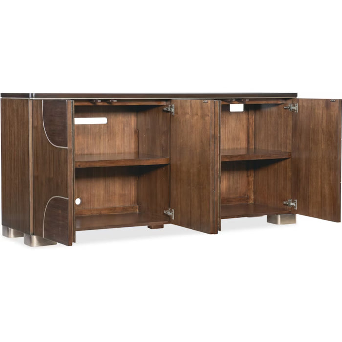 Hooker Furniture Melange Dark Wood Contours Credenza