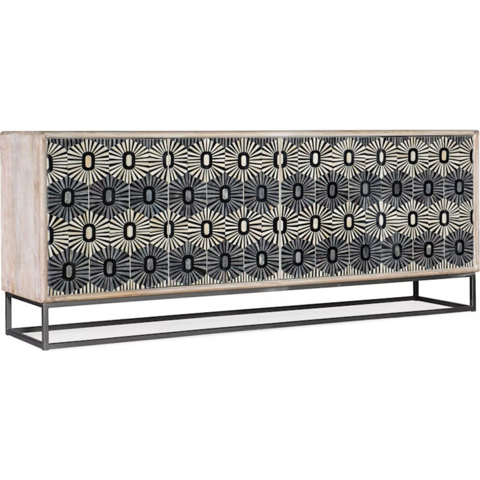 Hooker Furniture Melange Whitmore Four Door Credenza 