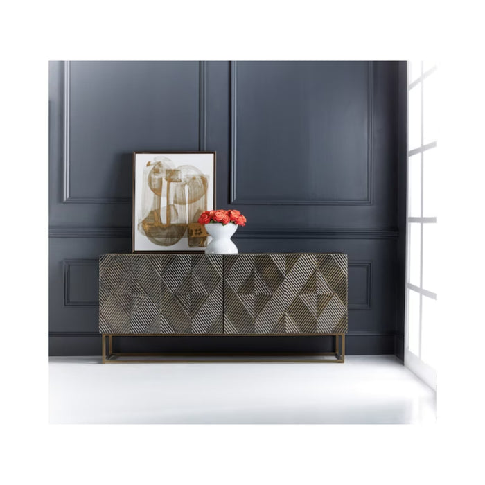 Hooker Furniture Melange Marcellus Four Door Credenza