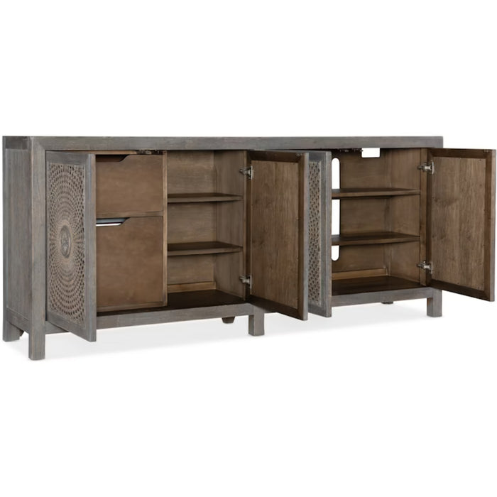 Hooker Furniture Melange Emmett Wood Entertainment Console 